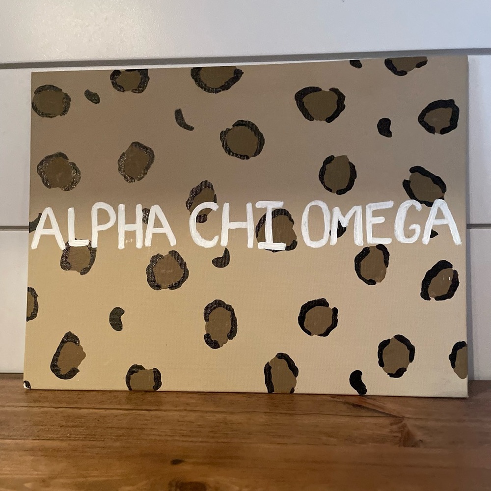 Alpha Chi Omega sign